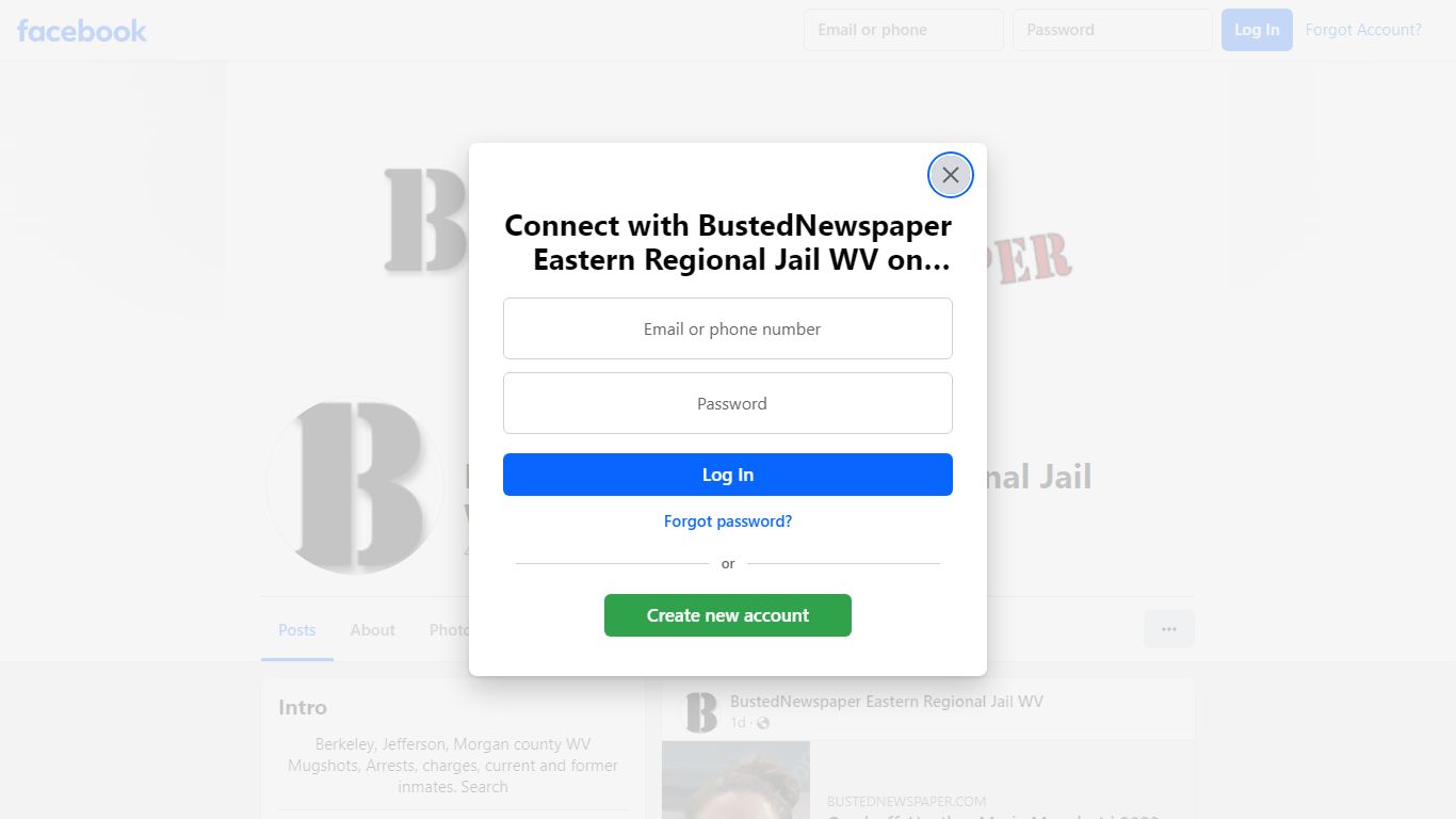 BustedNewspaper Eastern Regional Jail WV - Facebook